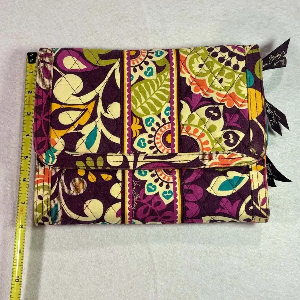 Vera Bradley “Plum Crazy” retired pattern Cosmetic Bag